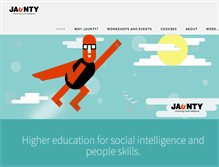 Tablet Screenshot of jaunty.org